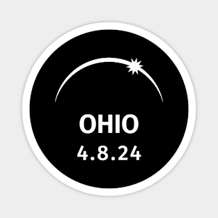 4.8.2024 Solar Eclipse Ohio Magnet